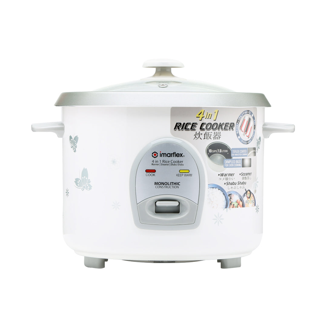 Imarflex Rice Cooker 1.8L W/Steamer 10 Cups IRC-18Q